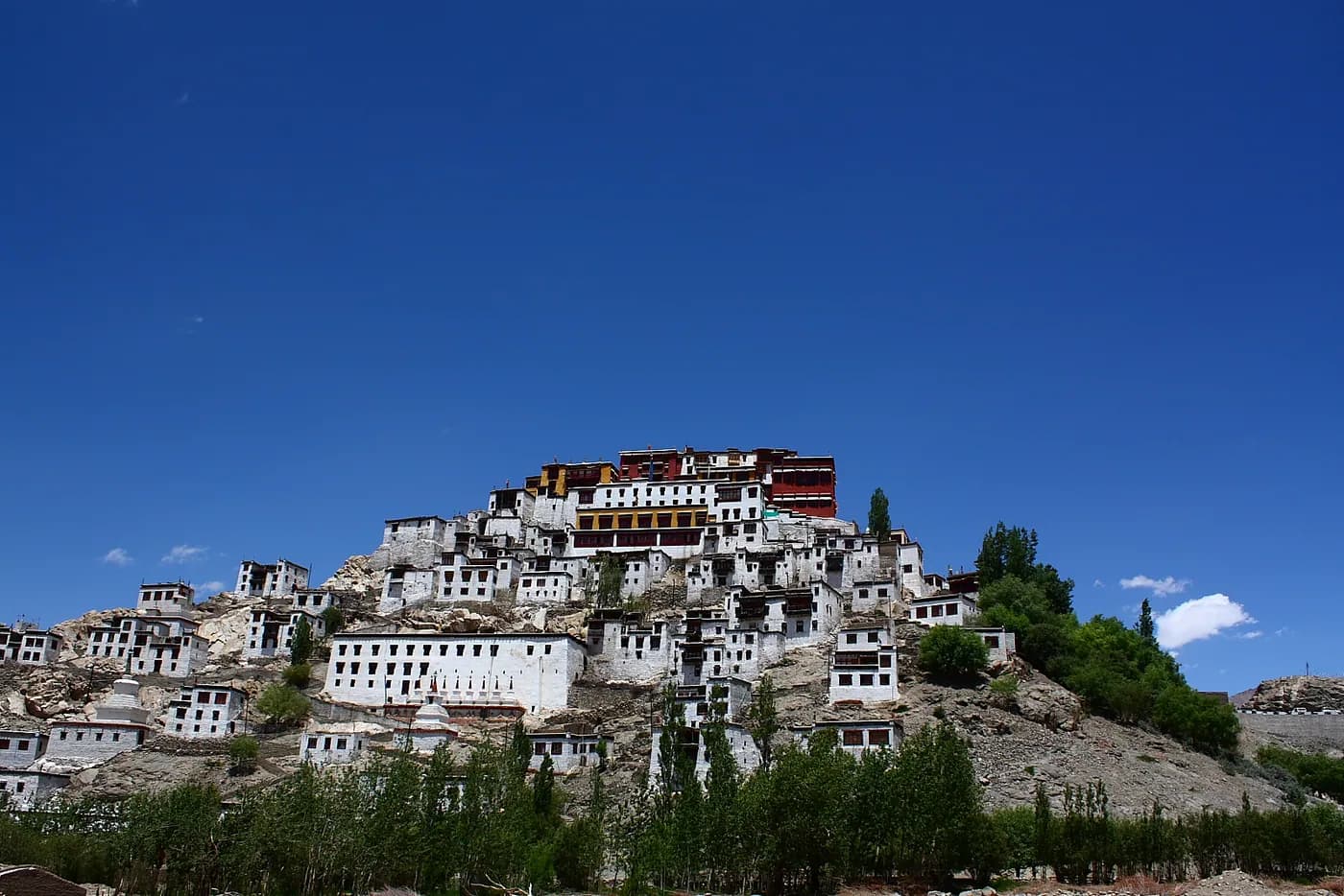 Monastery above the Ladakh valley